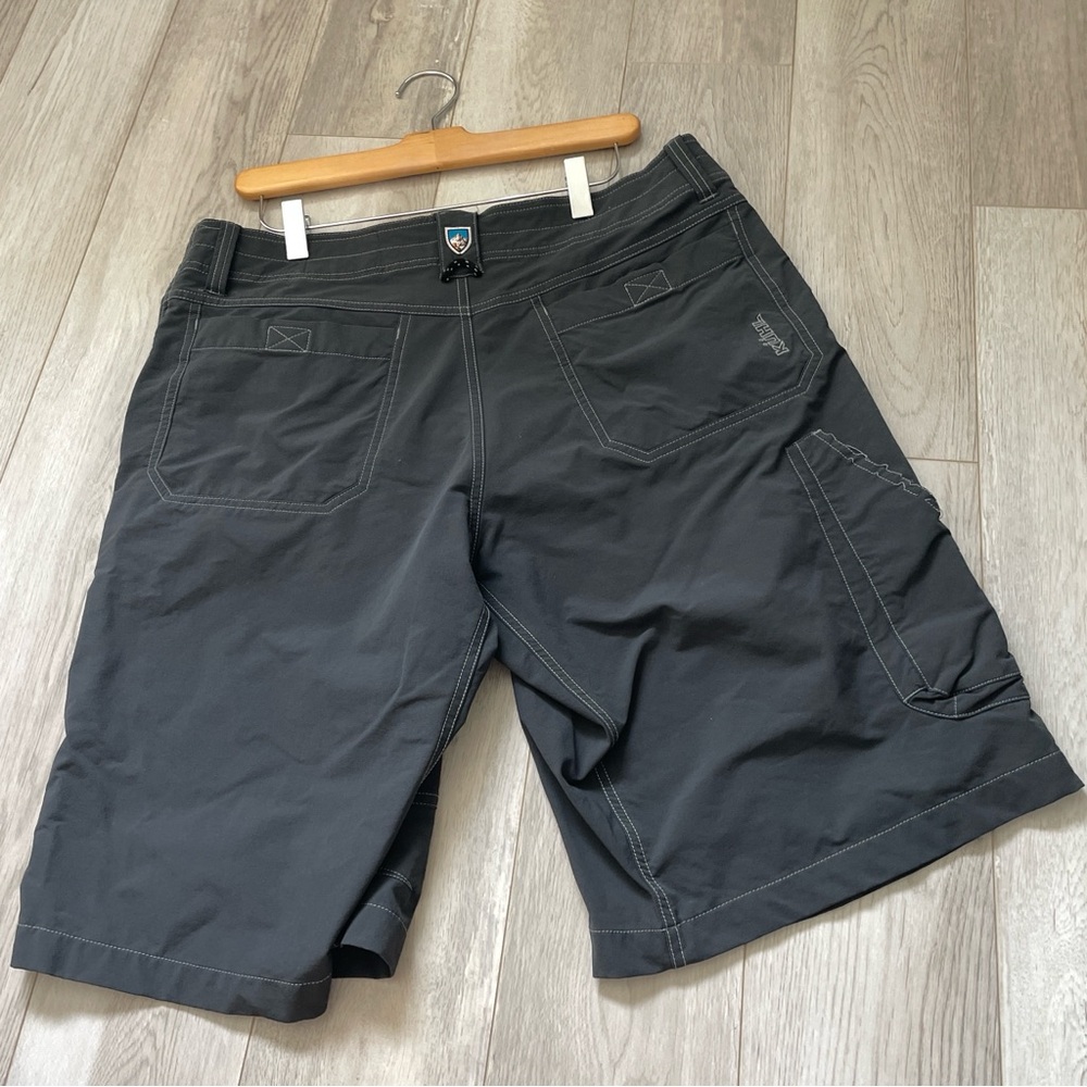 Kuhl Renegade Shorts 12" outdoor mens Gray (size 36) gorpcore dad hiking upf 50+ - Picture 5 of 8
